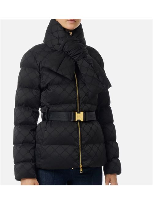 PIUMINO IN TESSUTO VELA JACQUARD ELISABETTA FRANCHI | PI83D56E2110 Nero